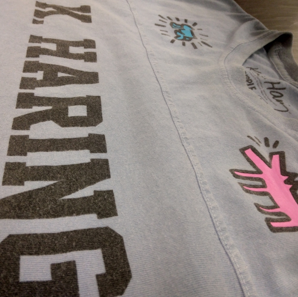 Keith haring mens large tee